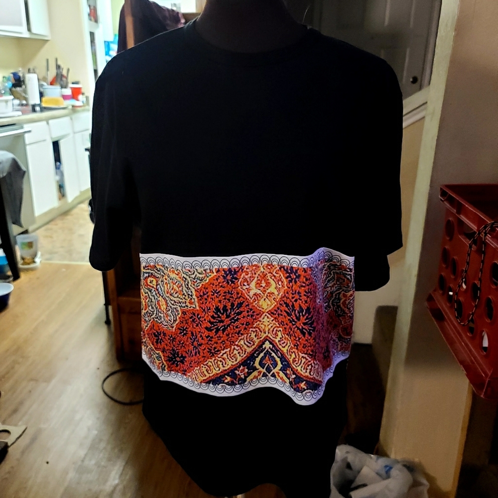 NWT BLVCK SCVLE Ornate Design Tee RARE